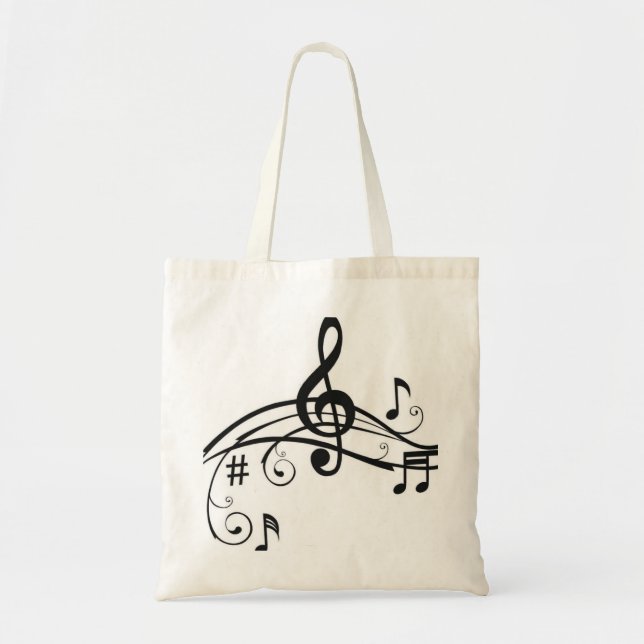 BOLSA TOTE **SACO DE TOTE DO AMANHÃ DE MÚSICA** (Frente)
