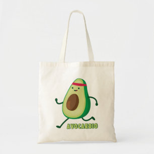 Bolsa Tote Saco de Tote do Cartoon Avocardio