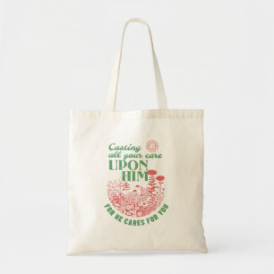 Bolsa Tote Saco de Tote do Christian Care com Cotação Bíblia