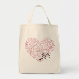 Bolsa Tote Saco de Tote do Coração Digno