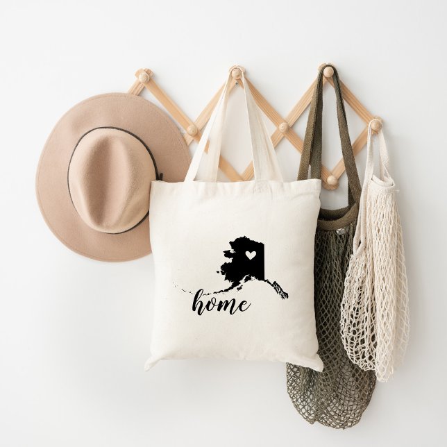 Bolsa Tote Saco de Tote do Estado do Alasca (Criador carregado)