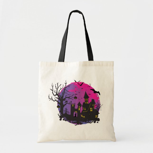 Bolsa Tote Saco de Tote do Halloween (Frente)