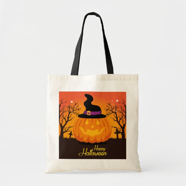 Bolsa Tote Saco de Tote do Halloween (Frente)