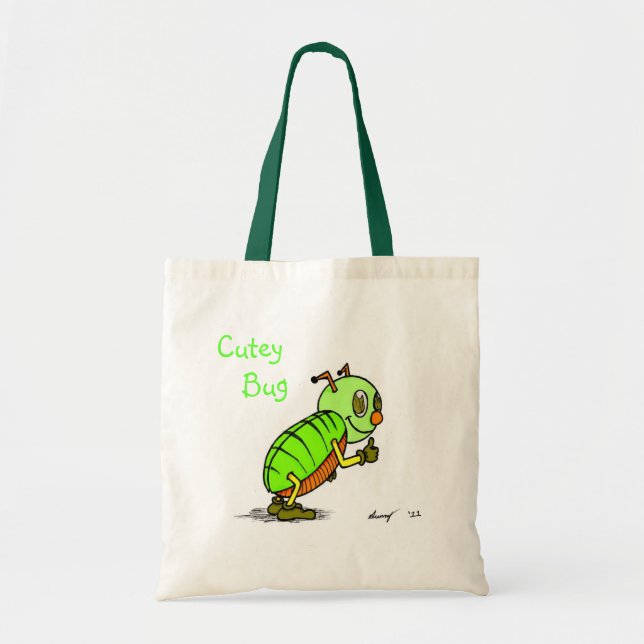 Bolsa Tote Saco de Tote do Inseto Cutey (Frente)