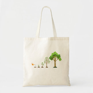 Bolsa Tote Saco de Tote do Jardim Crescente - Ilustração do C