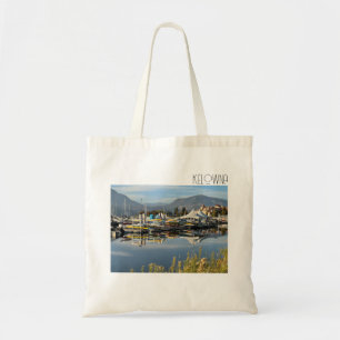 Bolsa Tote Saco de Tote do Lago Okanagan em Kelowna, Canadá.