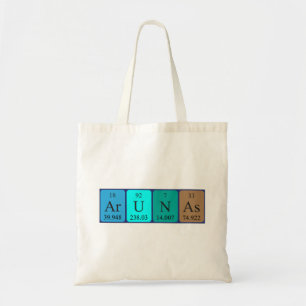 Bolsa Tote Saco de tote do nome periódico da mesa Arunas