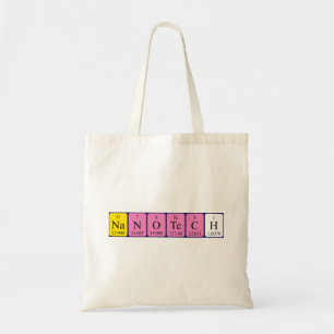 Bolsa Tote Saco de tote do nome periódico da mesa Nanotech