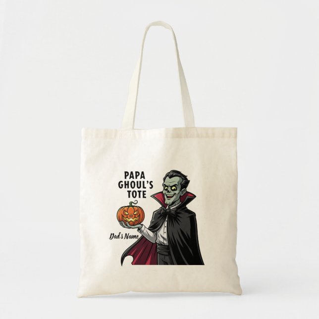 Bolsa Tote Saco de Tote do Papa Ghoul Personalizado - Present (Frente)
