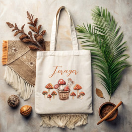 Bolsa Tote Saco de Tote do Red Mushroom Forager