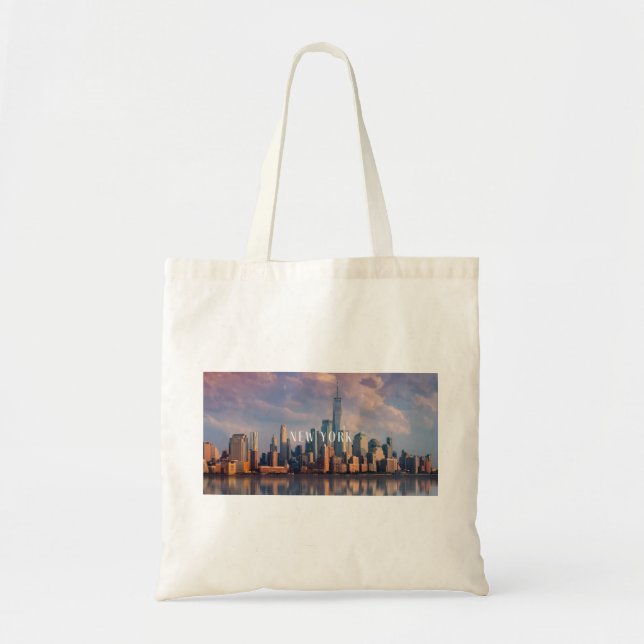Bolsa Tote Saco de Tote do Skyline de Nova York (Frente)