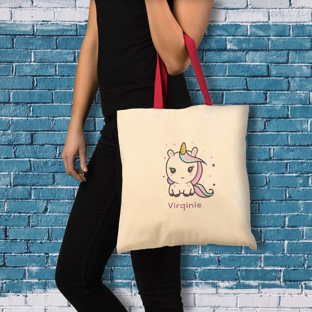 Bolsa Tote Saco de Tote do Unicórn Bonito (Cute Unicorn Tote Bag)