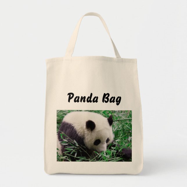 Bolsa Tote Saco de Tote do Urso Panda (Frente)