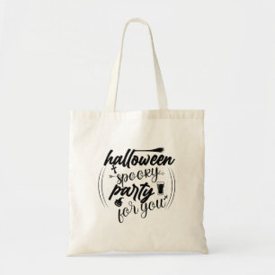 Bolsa Tote Saco de Tote Docinho do Festa Spooky do Halloween