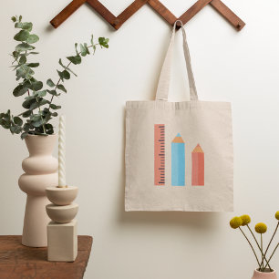 Bolsa Tote Saco de Tote dos Lápis de Medição