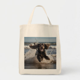 Bolsa Tote Saco de Tote Elegante Elegante do Cocker Spaniel