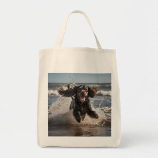 Bolsa Tote Saco de Tote Elegante Elegante do Cocker Spaniel