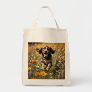 Bolsa Tote Saco de Tote Elegante Elegante do Cocker Spaniel