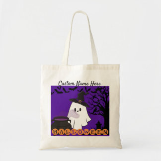 Bolsa Tote Saco de Tote Fantasma do Halloween - Personalizar