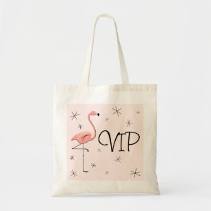 Bolsa Tote Saco de tote Flamingo Pink 'VIP'