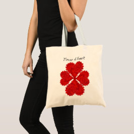 Bolsa Tote Saco de Tote Flor Vermelho