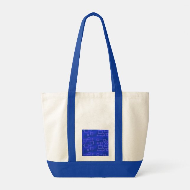 Bolsa Tote Saco de Tote Geométrico (Verso)