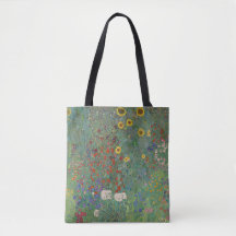 SACO DE TOTE: GUSTAV KLIMT: JARDIM DE FAZENDA