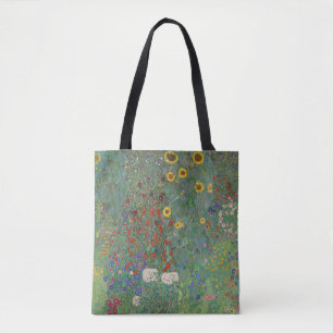 BOLSA TOTE SACO DE TOTE: GUSTAV KLIMT: JARDIM DE FAZENDA