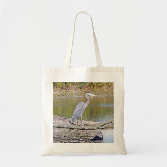 Bolsa Tote Saco de tote Heron Azul (Frente)