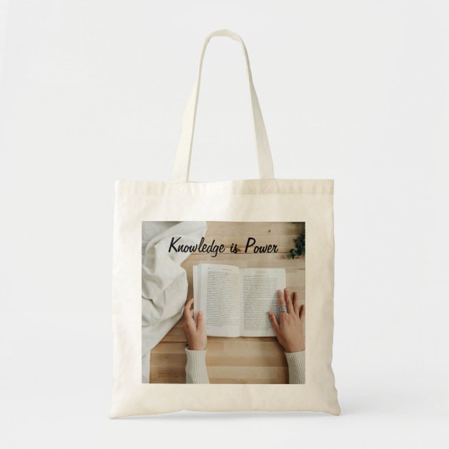 Bolsa Tote Saco de Tote Inspiracional (Frente)