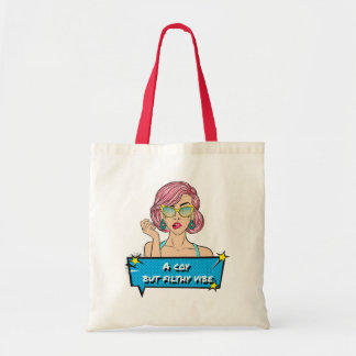 Bolsa Tote Saco de tote liso e engraçado