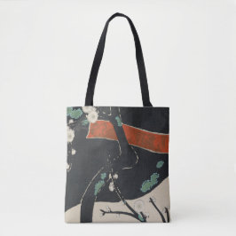 BOLSA TOTE SACO DE TOTE: WOODBLOCK JAPONÊS