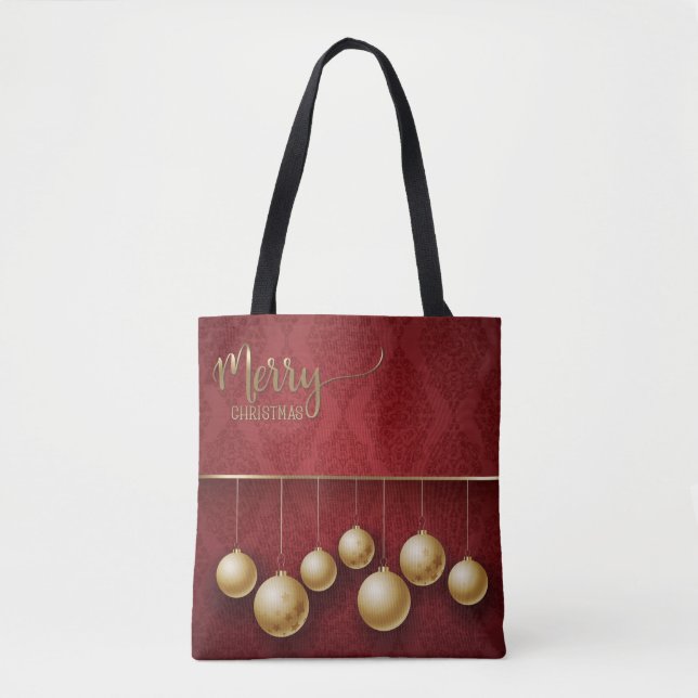 Bolsa Tote Saco de Transporte de Enfeites de Natal (Frente)
