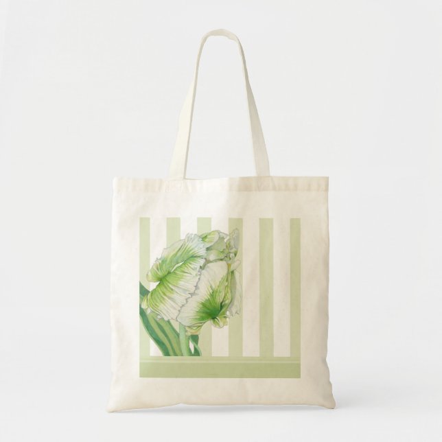 Bolsa Tote Saco de Tulipa Verde (Frente)