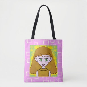 Bolsa Tote Saco de Urso Teddy com Gravata Borboleta Alegre