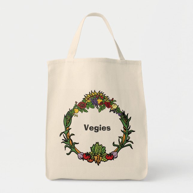 Bolsa Tote Saco de Vegies (Frente)
