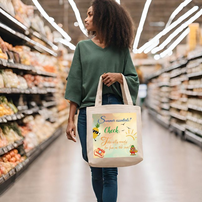 Bolsa Tote Saco de Verão Divertido (Criador carregado)