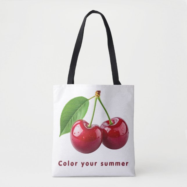 Bolsa Tote Saco de Verão Frutado (Frente)