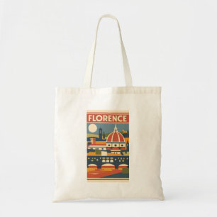 Bolsa Tote Saco de viagem Florence Duomo Vintage Itália