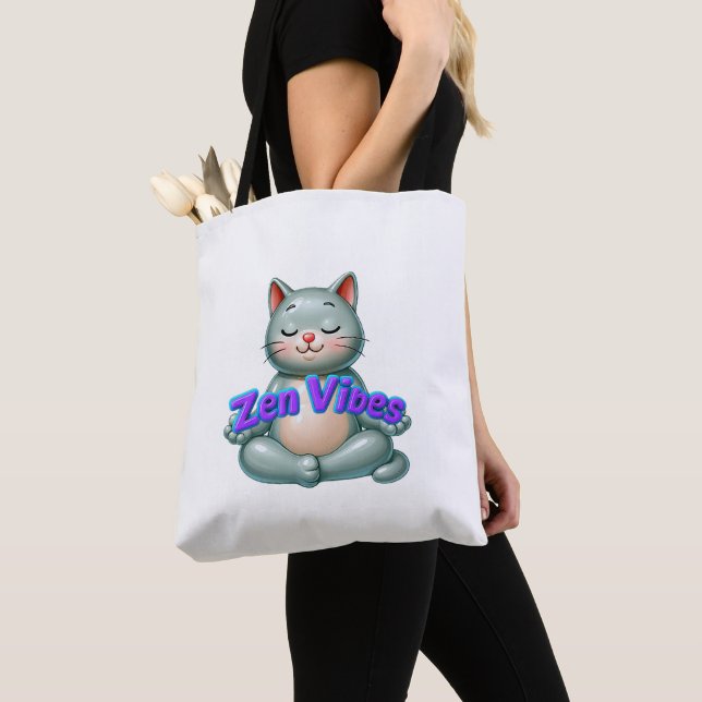 Bolsa Tote Saco de Vibrações Zen (Close Up)