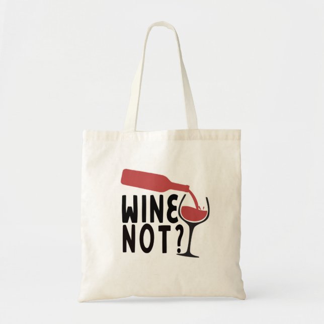 BOLSA TOTE SACO DE VINHO (Frente)