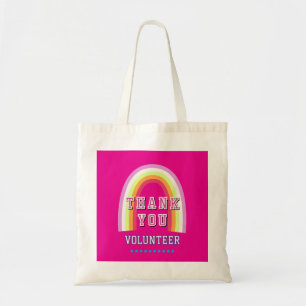 Bolsa Tote Saco de Voluntário Empresarial Arco-íris Obrigado
