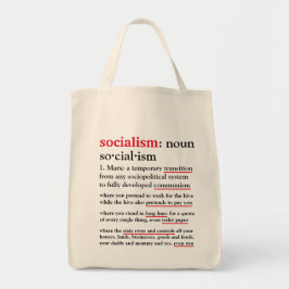 Bolsa Tote Saco definido pelo socialismo