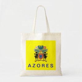 Bolsa Tote Saco do algodão da bandeira de Açores