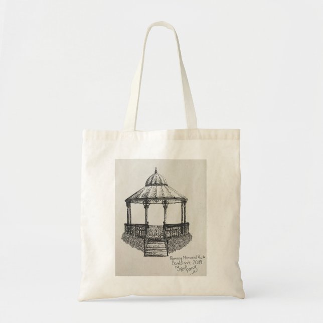 Bolsa Tote Saco do Bandstand de Romsey Memorial Park (Frente)