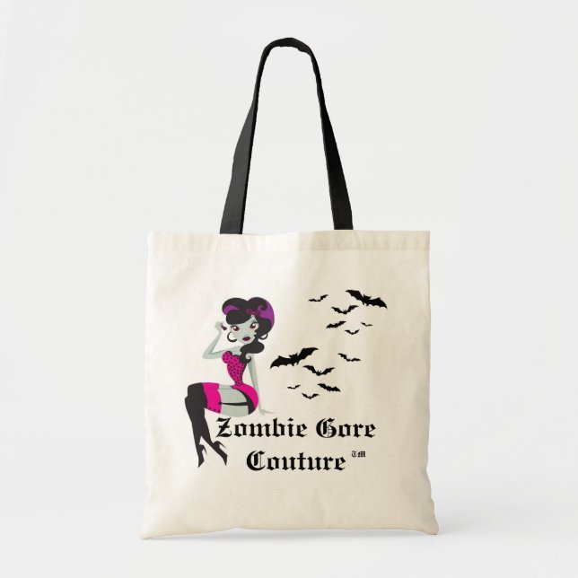 Bolsa Tote Saco do bastão do Couture de Gore do zombi (Frente)