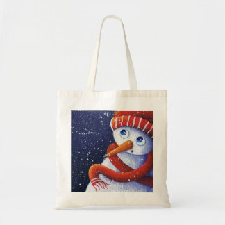Bolsa Tote Saco do boneco de neve do Natal
