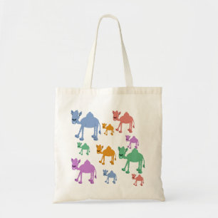 Bolsa Tote Saco do camelo do arco-íris