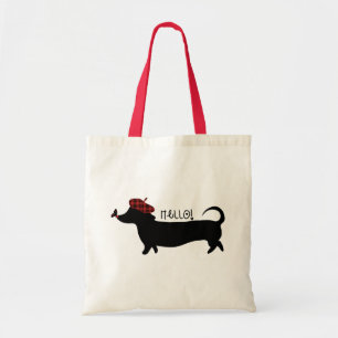 Bolsa Tote Saco do cão de salsicha