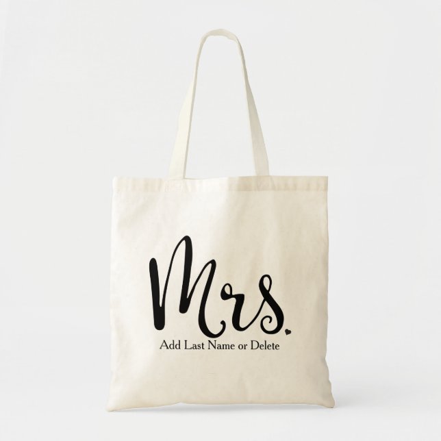 Bolsa Tote Saco do casamento para a sacola das canvas do (Frente)
